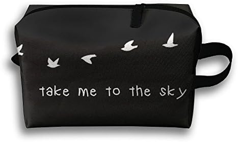 ODLS7 Take Me To The Sky Travel Multifunction Toiletry Organizers Business Bag Cosmetic Bag Women Men