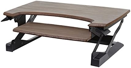 ErgotronHome Workspace Lift35 Sit or Stand Adjustable Desk, Mocha Bamboo (LIFT35 Moch Bamboo)