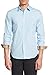 Burberry Brit Men's Light Blue Henry Trim Fit Stretch Cotton Logo Sport Shirt (M)