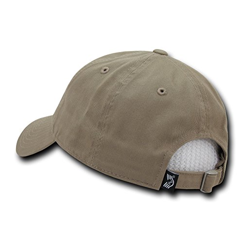 Rapid Dominance Polo Style USA Caps, Tonal Flag, Khaki