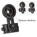 occer Universal Telescope Smartphone Adapter with Tripod Mount,Cell Phone Adapter Compatible with Monocular,Binoculars,Spotting Scopes, Microscope & Image Capturer Support Eyepiece Diameter 26 to 46mm
