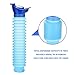 Portable Urinal for Men Women, Spill Proof Travel Emergency Urinal Bottle, Leak-Proof Collapsible Urinals, Personal Car Pee Bottle for Camping, Road Trips, Drivers, Seniors, Kids (‎Blue 02)