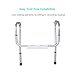 SUKONG Toilet Safety Rail, Bathroom Safety Frame for Elderly, Handicap and Disabled Toilet Safety Handrail with Adjustable Height