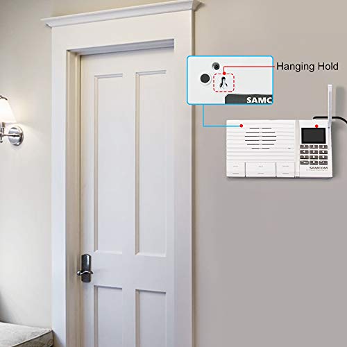 Wireless Intercom System, SAMCOM FTAN20A 20 Channels 3 Code Security Ultra-thin Room to Room Intercom with Display Screen 1000FT Long Range for Home and Office (6 Units) - Thumbnail 4