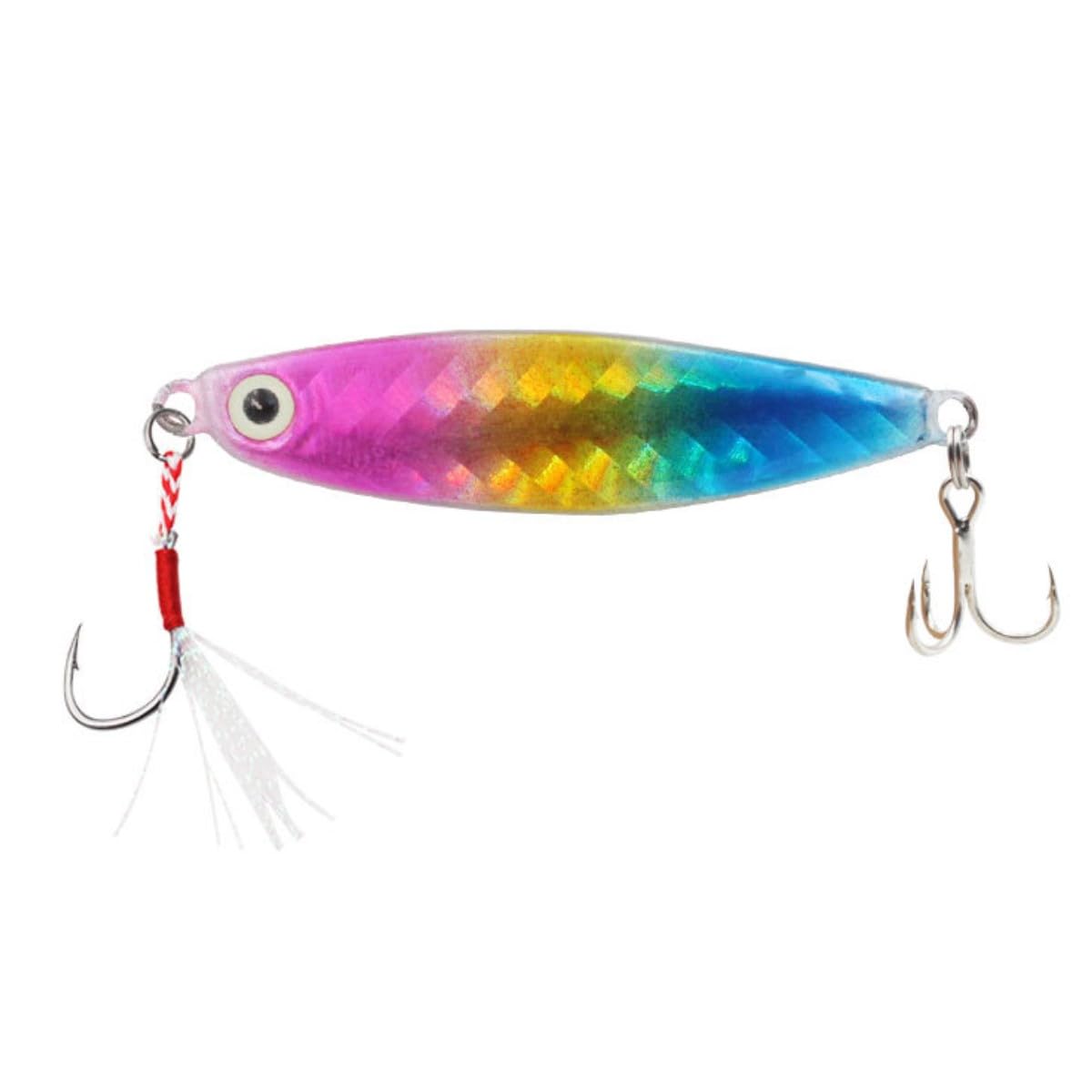 HOUSON Fishing Lure, 4 Pieces Minnow Bait Kit Artificial Bionic Rigid Bait Trout Bait Artificial Bait for Saltwater Freshwater Trout Bass Salmon Fishing 5#