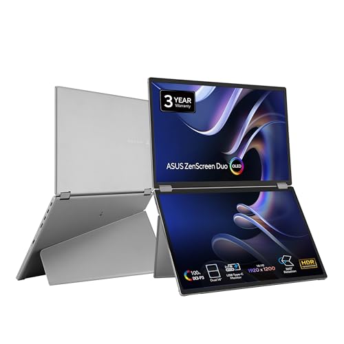 ASUS ZenScreen Duo OLED 360° Foldable Portable