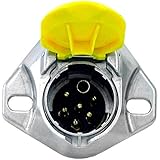 Amazon Com 15ft 7 Way Iso Yellow Electrical Coil Assembly 12 Lead 12 Working Cable 4 12 2 10 1 8 Ga 2 Plugs Iso 3731 W Inverted Grnd Pin Made In Usa Automotive