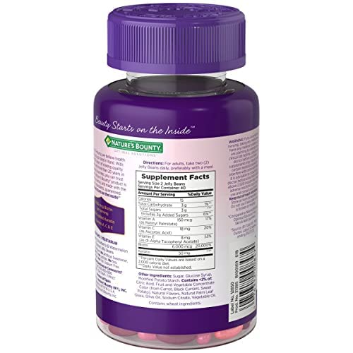 NATURE’S BOUNTY ADVANCED HAIR, SKIN, AND NAILS JELLY BEANS 80CT, 1 EA