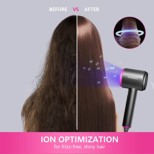 PAVBSLE Ionic Hair dryers TemperatureControlled Fast air Drying no