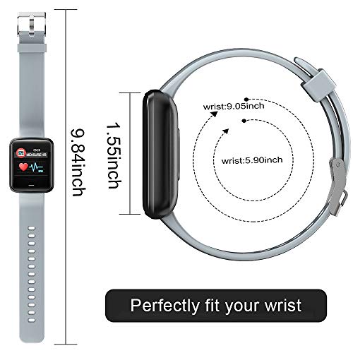 Lintelek Smart Watch, Smartwatch Blood Pressure Monitor, 1.3 Inch