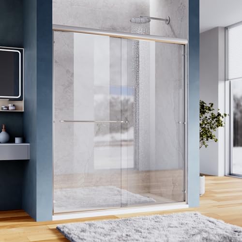 Sunny Shower Sliding Shower Door Chrome