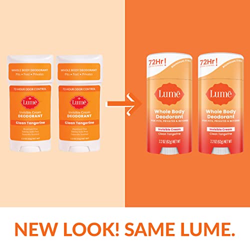 Lume Whole Body Deodorant Smooth Solid Stick 72 Hour Odor Control