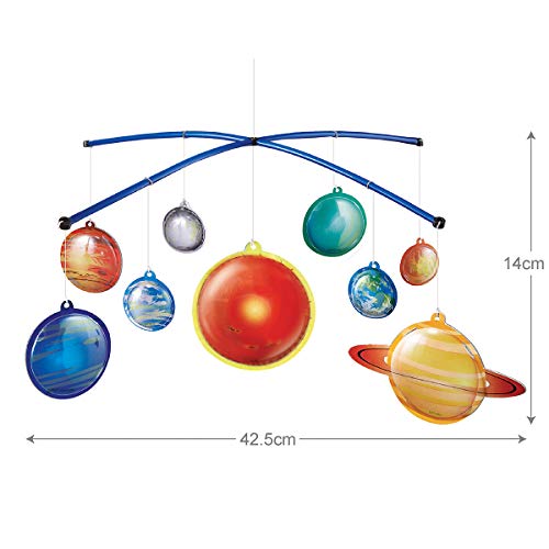 4M Glow-in-the-Dark Solar System Mobile Making Kit, Multi