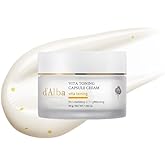 d'alba Piedmont Vita Toning Capsule Cream, Face Moisturizer (1.94 oz) | Glass Skin with Vita-Cera Oil Capsules, Deep Hydration Face Moisturizer, Dark Spots Care, Even Skin Tone, Vitamin Skincare