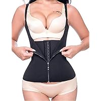 Kaimu Women U-Shaped Breast Anti-Droop Body Shapewear Slimming Corset Waist Cinchers Black