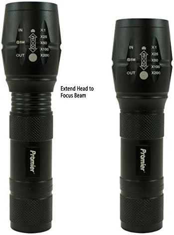 5-Mode Tactical Grade Flashlight; 200 Lumens