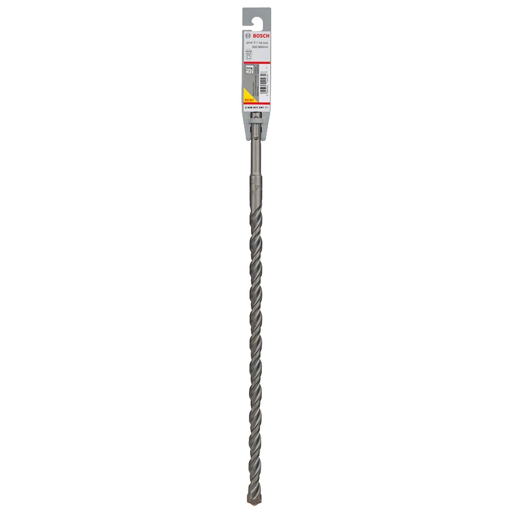 Bosch 2608831041 "SDS Plus-3" Hammer Drill Bit, 0 V, Grey, 14 x 300 x 360 mm