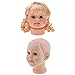 Jili Online 2pcs Kids Children Hats Caps Wigs Display Mannequin Manikin Head - Boy and Girl Face Models