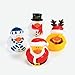Fun Express Vinyl Holiday Rubber Duckies | 12 Count | Great for Party Favors, Children's Birthday Bash, Holiday Celebrations