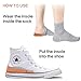 Height Increase Insoles, Arch Support Heel Lifts 2cm Taller Insole Invisible Elevated Shoe Inserts for Men and Women, L