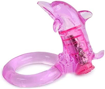 Vibrat-ing Dolphin P-Ê-ň-Ï-s R-Ïňg Male Waterproof P-Ê-ň-Ï-s R-Ïňg with Clitoral Stímulatór T-ô-у for Men New Érótíč Toys anel peniano