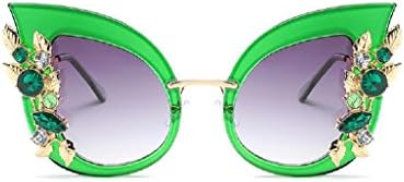 JollyFree Luxury Sunglasses Women Inlaid Rhinestone Retro Sun glasses Cat Eye design Sunglasses (5)