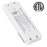 HitLights 25 Watt Dimmable Driver, Electric LED Driver - 110V AC-12V DC Transformer. Compatible with Lutron, Leviton and More for LED Strip Lights, Constant Voltage LED Products