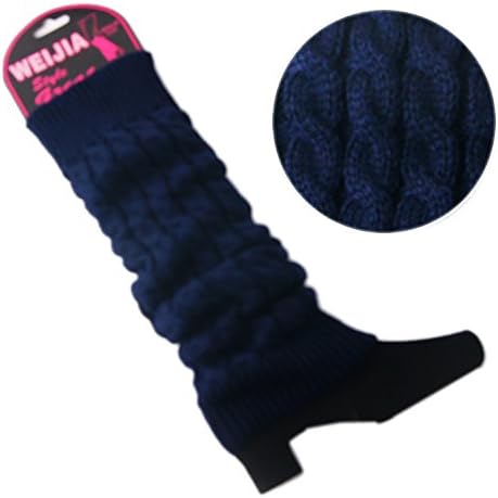 Allrise Women Leg Warmers Knitted Crochet Long Socks,High Knee Leggings Boot Winter Socks