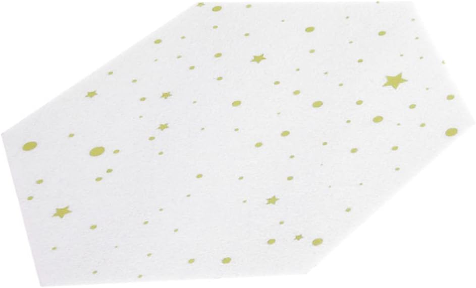 MAGICLULU Hexagon Felt Board DIY Decor White 0.8x19.1x22CM