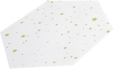 MAGICLULU Hexagon Felt Board DIY Decor White 0.8x19.1x22CM