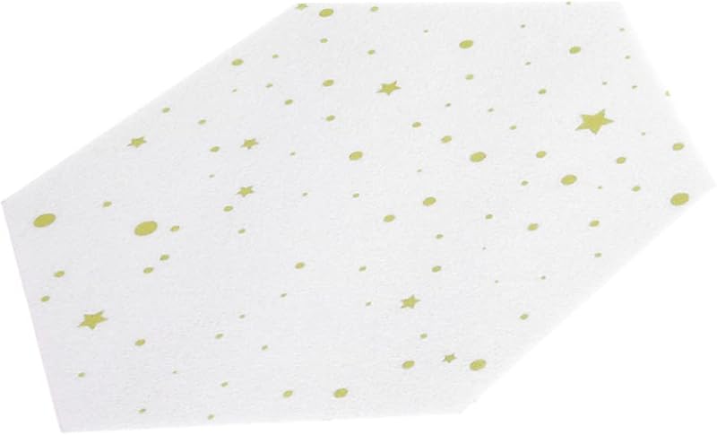 MAGICLULU Hexagon Felt Board DIY Decor White 0.8x19.1x22CM