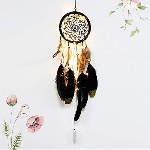 Grab Classy Cotton Dream Catcher (4.7 x 13.8 inch, Black)