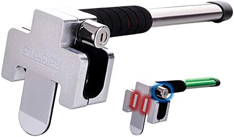 Oklock アップグレード版 車用ロック ハンドルロック ステアリングロック 車両盗難対策 愛車盗難防止 防犯 ハンドルロック 強力なロック構造 舌に長錠をかける のこぎりを防ぐ 電気ドリルの防止 セキュリティー 超強力 幅広い車種に対応 Rwenzorisustainable Org