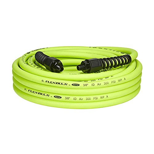 Flexzilla Pro Air Hose, 3/8 in. x 50 ft., Heavy Duty, Lightweight,