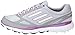 adidas Women's W Adizero Sport III Golf Shoe, Clear Onix/Running White/Flash Pink, 9.5 M US