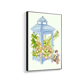 Framed Home Artwork Succulent Plant for Living Room Bedroom