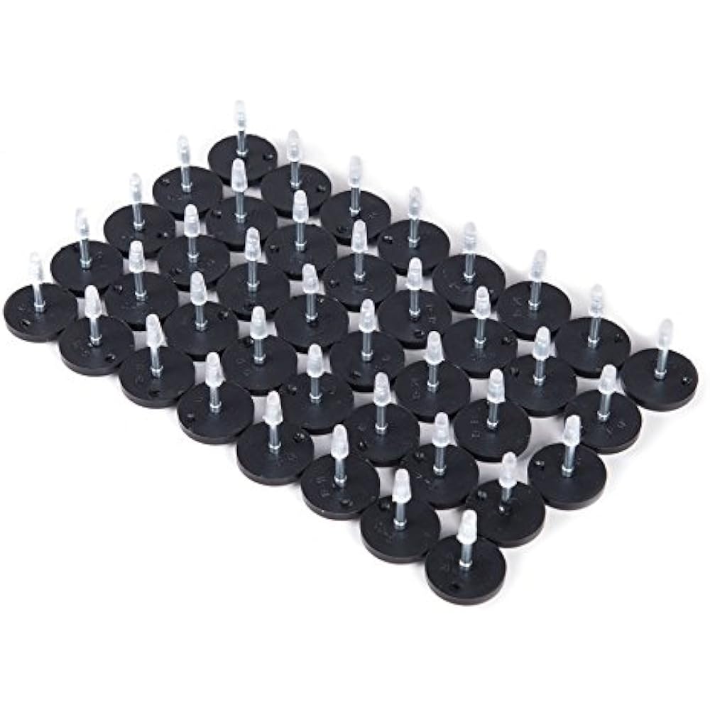 COZ 40 PCs Furniture Glides Sliders Nail On, Magic Chair Leg Glides