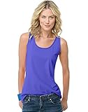 Hanes Women's Scoop Neck Tank Top, Petal Purple, XX-Large