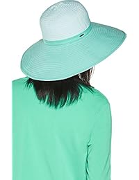 Coolibar UPF 50 + para mujer Puckered cinta sombrero - protección solar