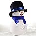 [NEW] Snowman LED Baby Night Light, GoLine Multicolor Nursery Lamp w/ Music, Soft Holiday Gift Idea Room Decor for Kids Women, Tap Control, Mute & Sound Modes, Battery Powered for 20-hour Use.(NL023)