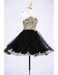 Vestido para dama de honor. Vestido de cóctel largo hasta la rodilla. Vestido corto, de encaje, para fiesta de graduación.