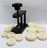 OTOOLWORLD Watch Crystal Front Back Case Cover Press Presser Closer&12 Dies Kit Watch Repair Tool