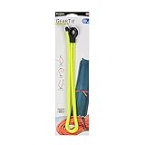 Nite Ize Gear Tie Loopable, The Original Reusable Rubber Twist Tie With Sturdy Integrated Loop, 24-Inch, Neon Yellow, 2 Pack, Made in the USA