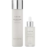 TIRTIR Daily Hydration Set - Milk Skin Toner + SOS Serum, Rice Bran Extract, Chamomile, Radiant Glow | Fragrance Free, Mineral Oil Free, Fungal Acne Safe&hellip;