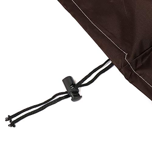 ZUINIUBI Ping Pong Table Cover-Outdoor 600D Waterproof Tennis Table Cover Dust Protector 63x63x33.5inch - Thumbnail 6