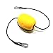 SAMSFX Kayak Float Drift Anchor Small Buoy Tow Nylon Rope Tow Line with EVA Buoy 304 Stainless Steel Clips Accessory