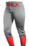 Louisville Slugger Women's Slugger Fast Pitch OKC Low Rise Pant with Belt Loops