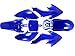 Plastic Fairing HONDA CRF XR 50 CRF50 125 SSR SDG 107 Dirt Pit Bike Fender Kit (Blue)