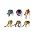 Kikkerland Safari Butt Magnet Set of Six – Fun Decor for Home, Office, & Classroom – Gifts for Holidays & Events