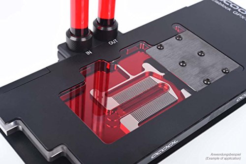 Alphacool 18549 Eiswasser Crystal Red premixed coolant 1000ml Water Cooling Water additives
